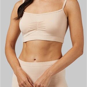 2  32 Degrees Seamless Nude Crop Bralette size XS